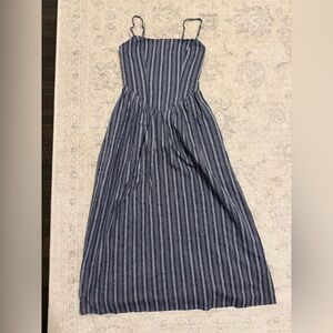 Rumored Striped Midi Dress